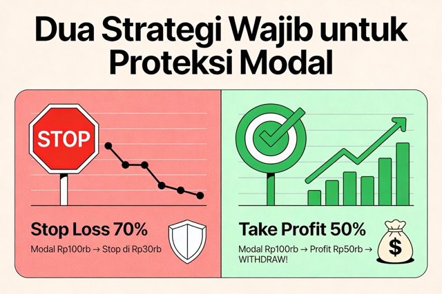 ilustrasi stop loss dan take profit