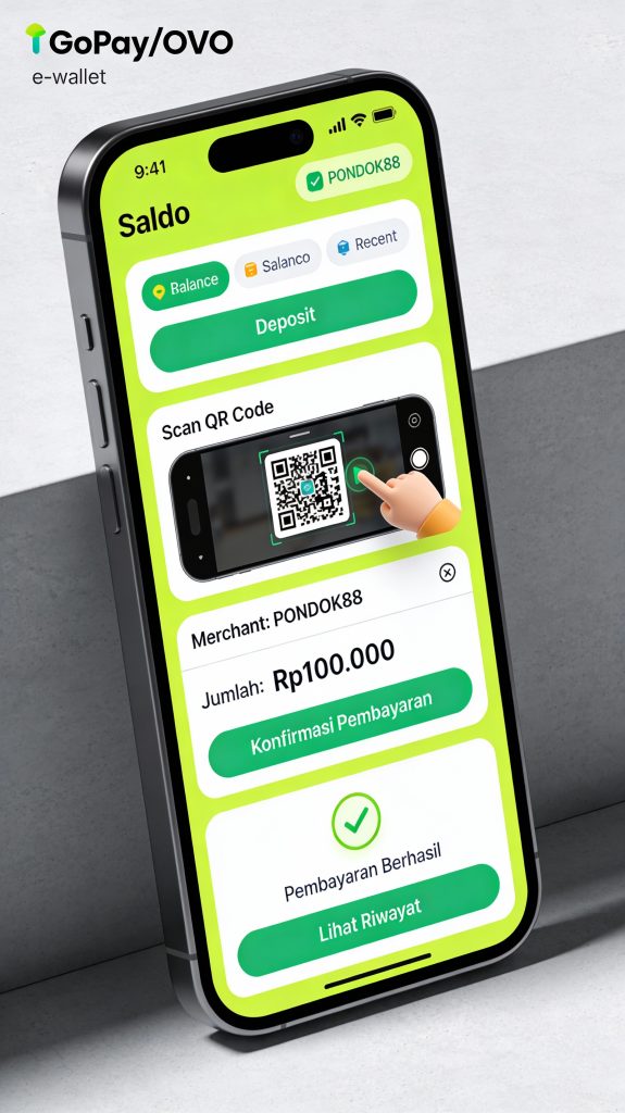 cara deposit dengan gopay