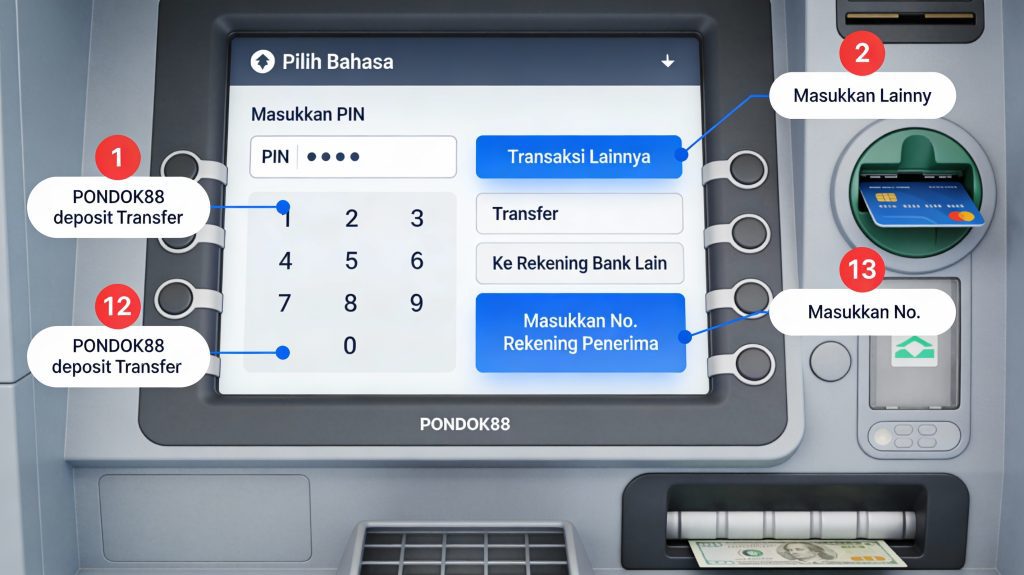 cara deposit dengan mandiri