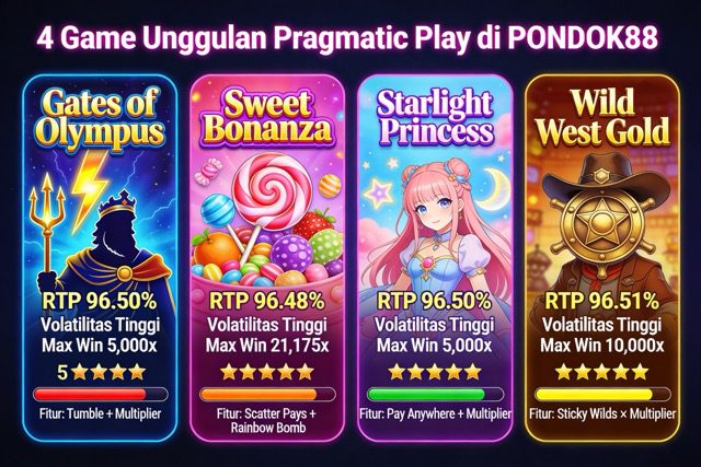 4 game unggulan pondok88