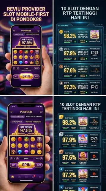10 slot dengan rtp tertinggi hari ini