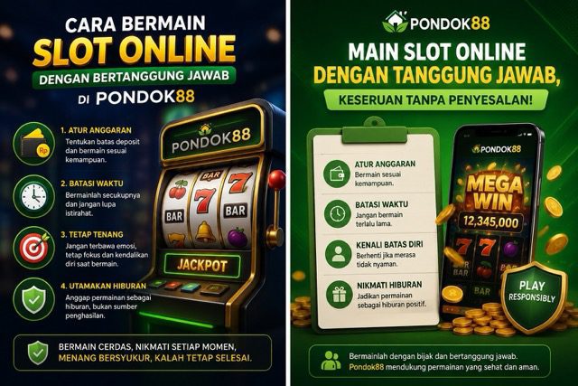 cara bermain slot online pondok88