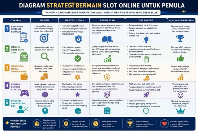 diagram strategi bermain slot online