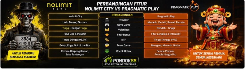 nolimit city vs pragmatic play